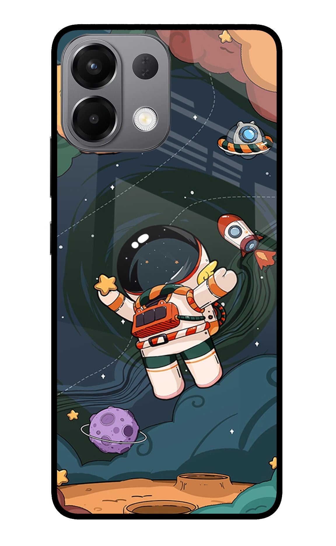Cartoon Astronaut Case for Oppo K13 5G