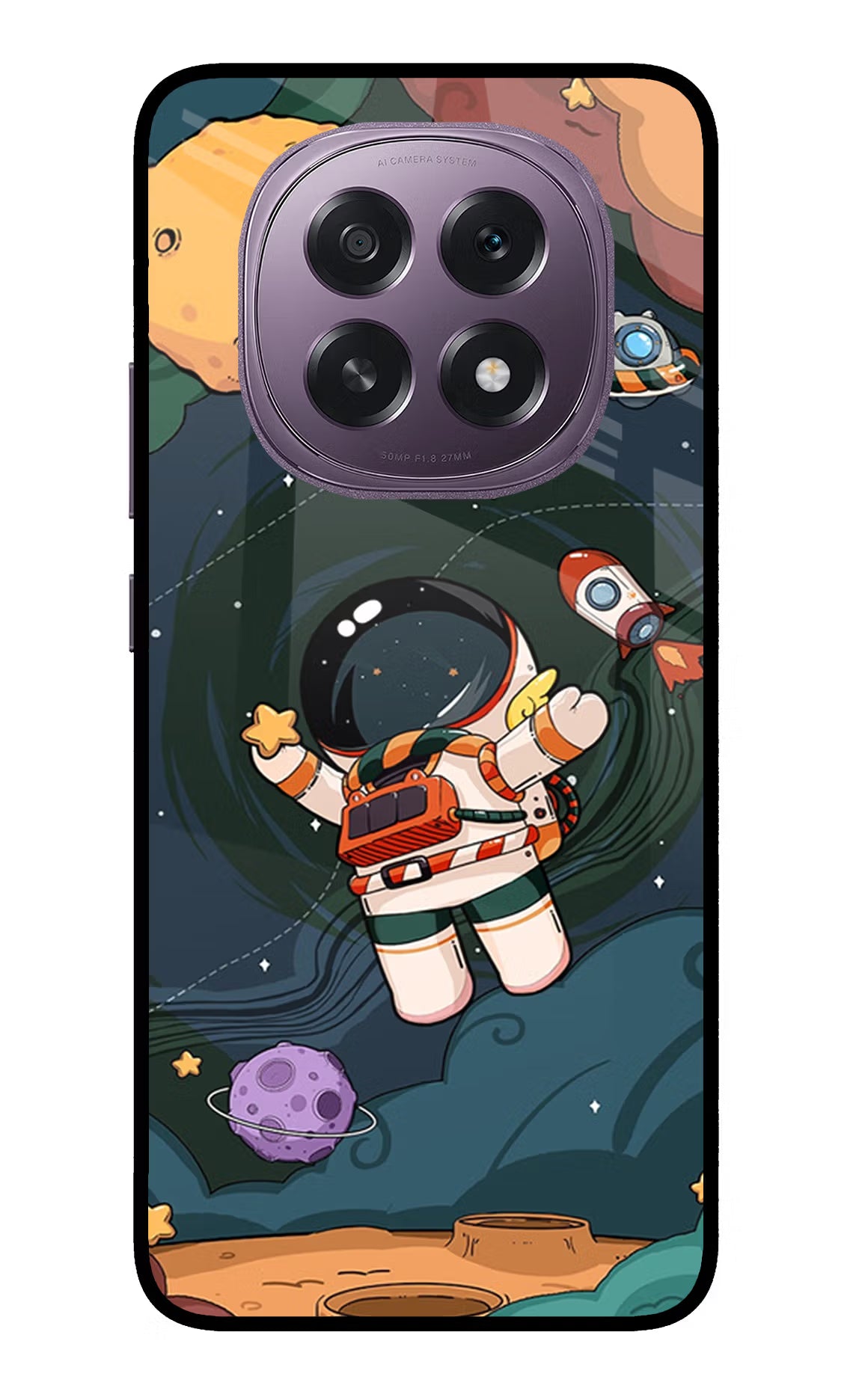Cartoon Astronaut Case for Oppo F29 5G by Casekaro