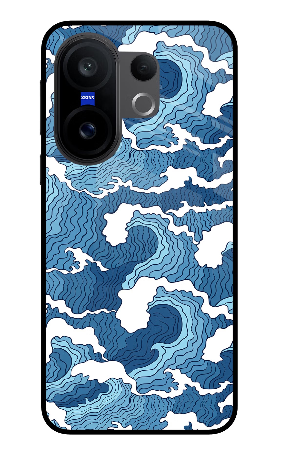 Blue Waves Case for Vivo X200 FE by Casekaro