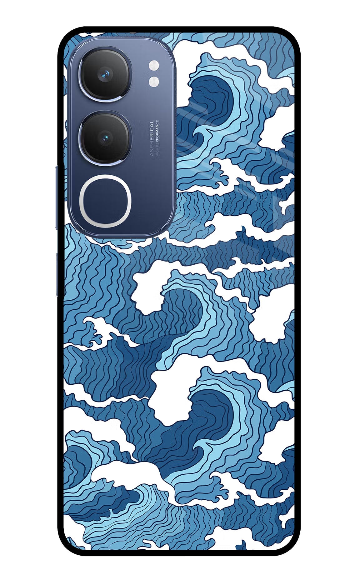 Blue Waves Case for Vivo Y29 5G by Casekaro