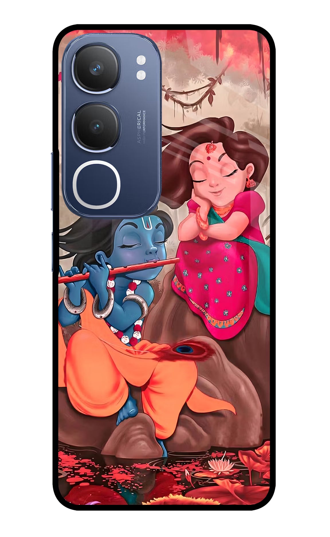 Radhe Krishna Case for Vivo Y29 5G by Casekaro