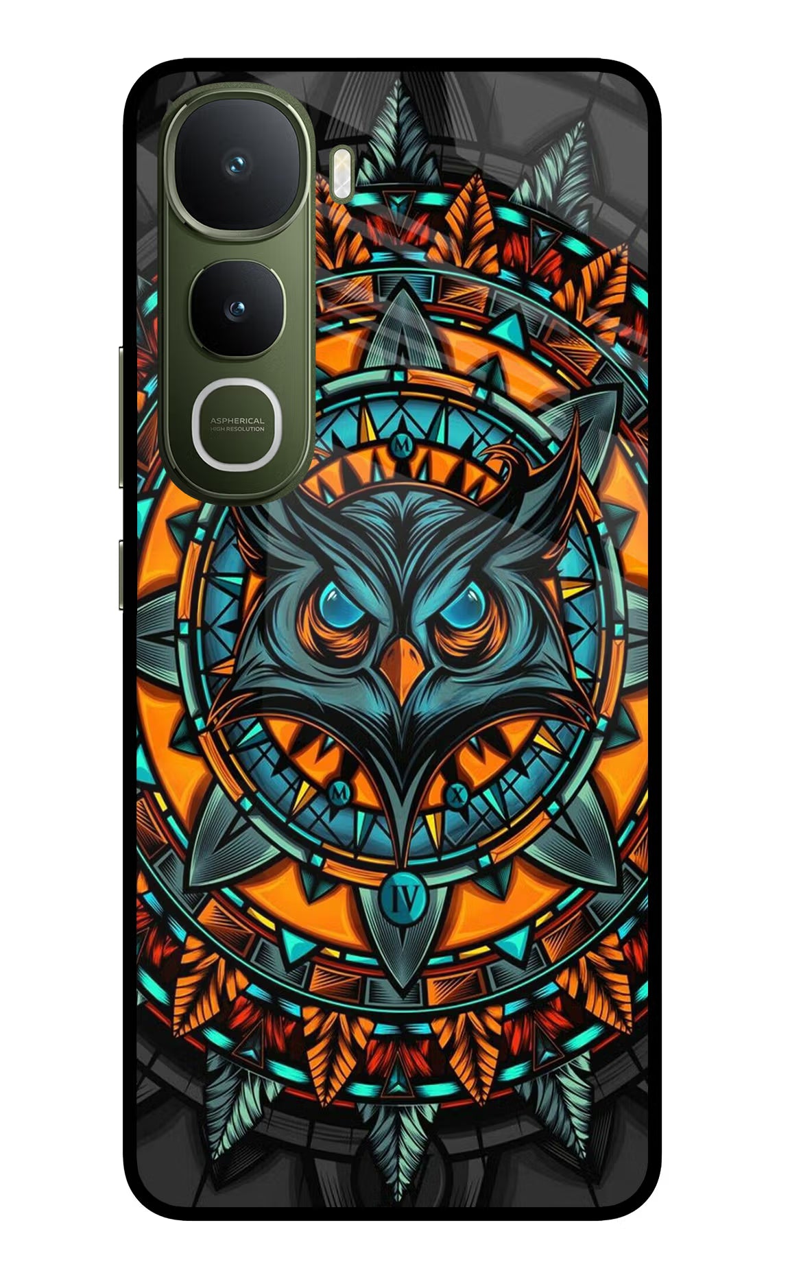 Angry Owl Art Case for Vivo Y400 5G by Casekaro