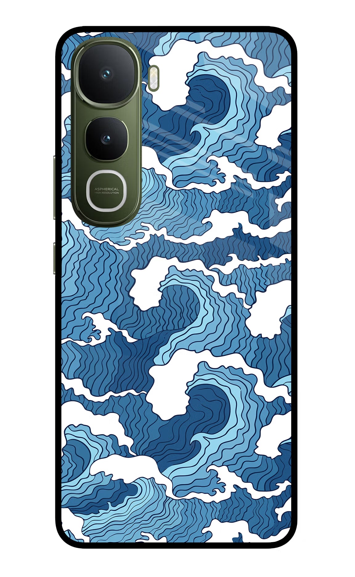 Blue Waves Case for Vivo Y400 5G by Casekaro