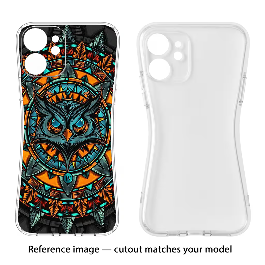 Angry Owl Art Case for Vivo X200 FE by Casekaro