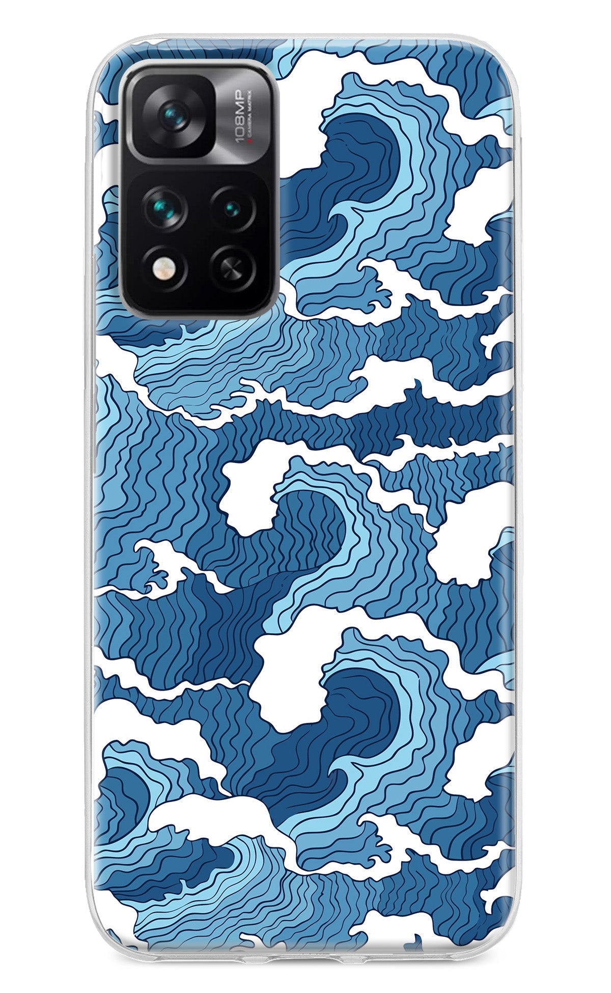 Blue Waves Case for Mi 11i 5G/11i 5G Hypercharge