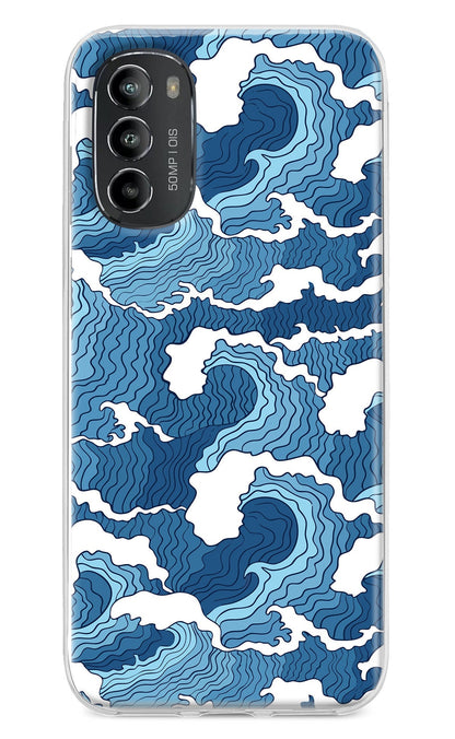 Blue Waves Case for Moto G82 5G