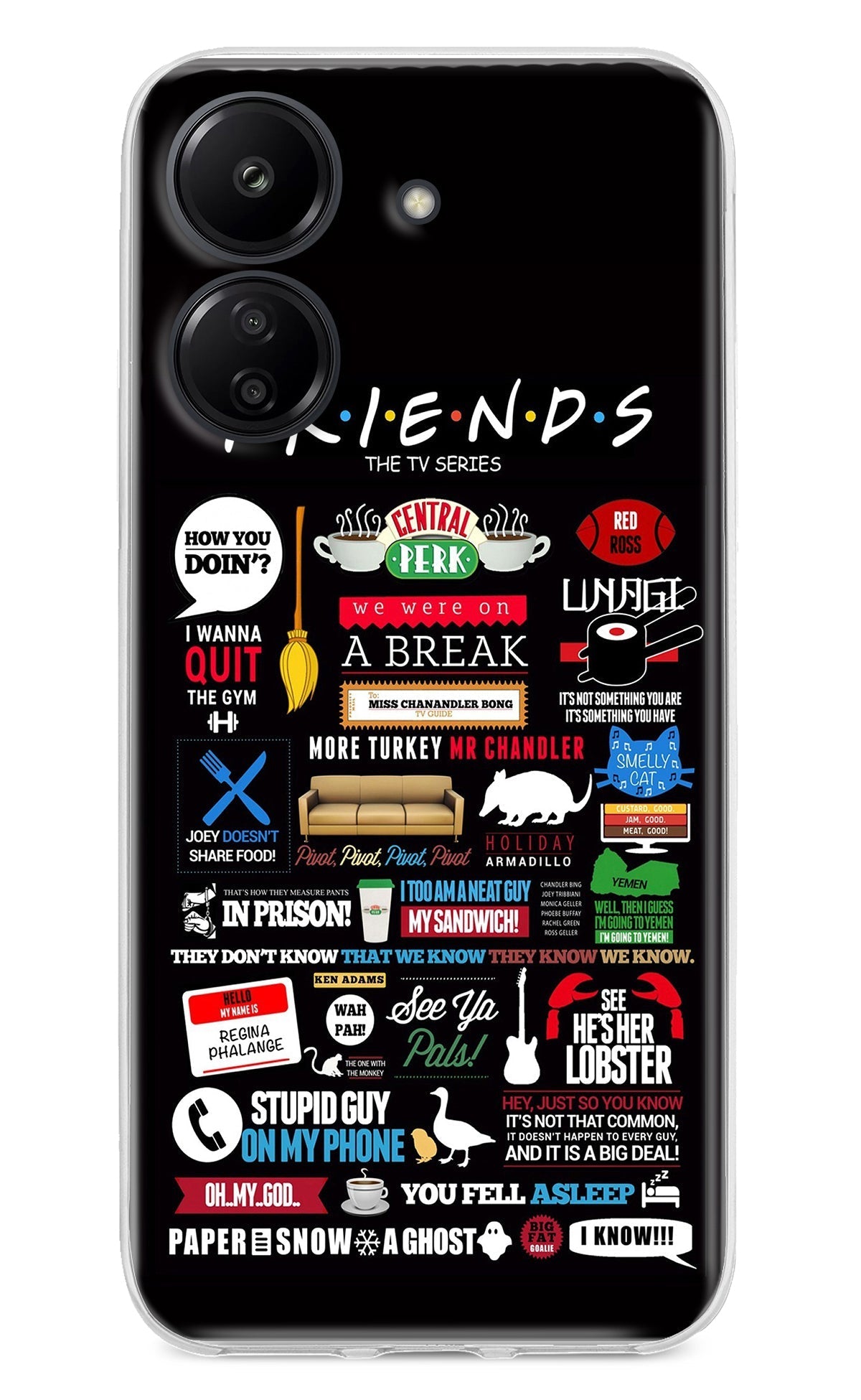 FRIENDS Case for Redmi 13C 4G