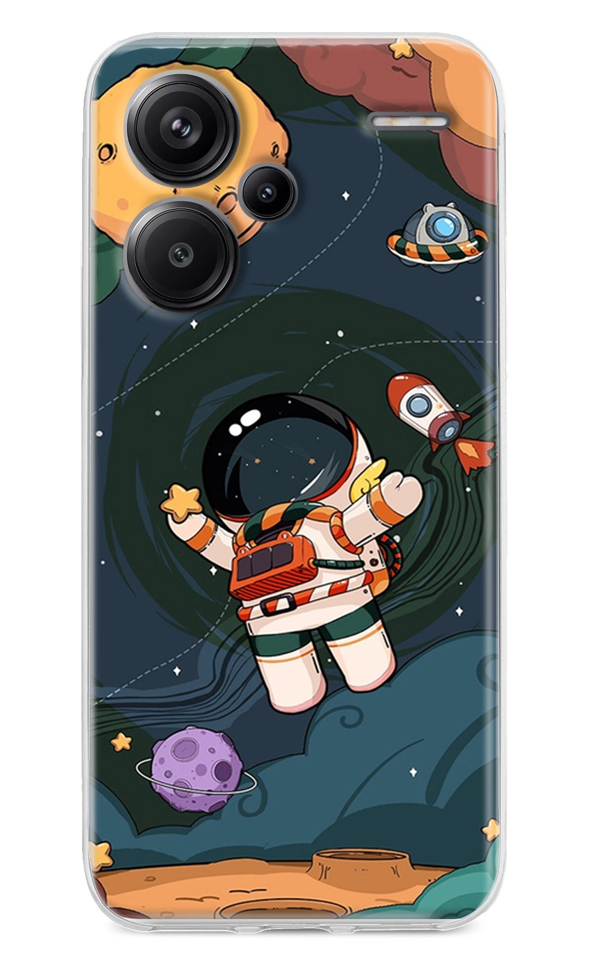 Cartoon Astronaut Case for Redmi Note 13 Pro+ 5G