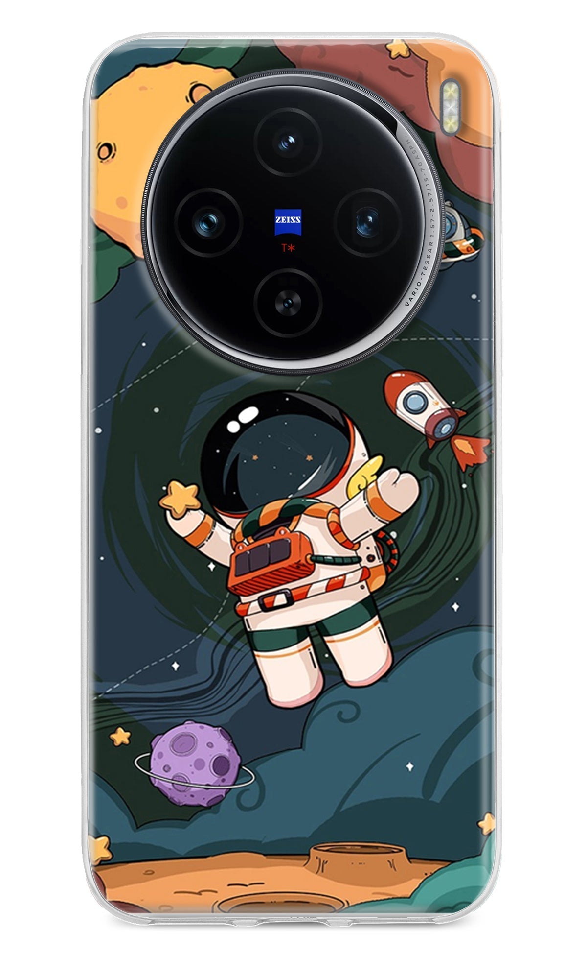 Cartoon Astronaut Case for Vivo X100