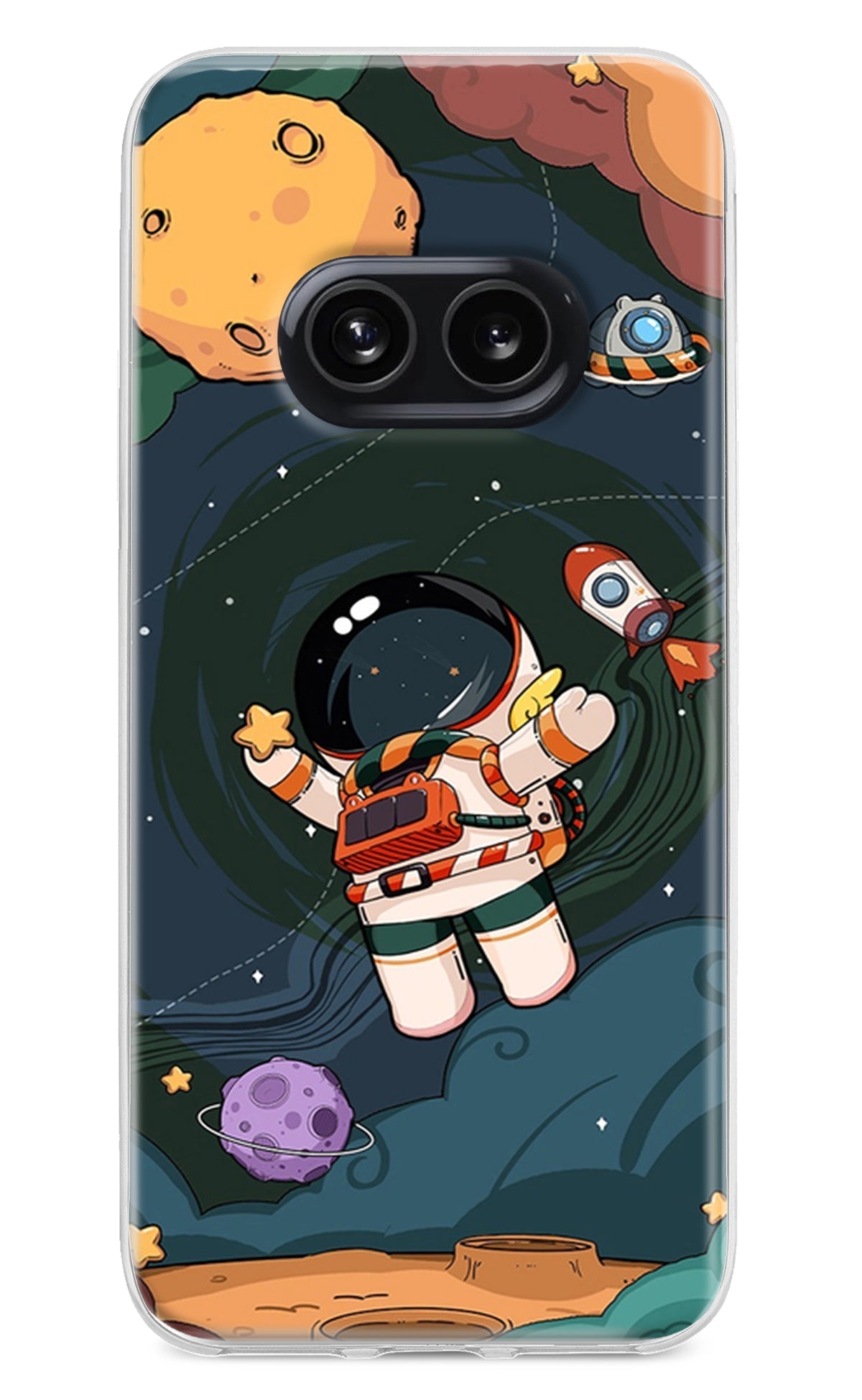 Cartoon Astronaut Case for Nothing Phone 2A