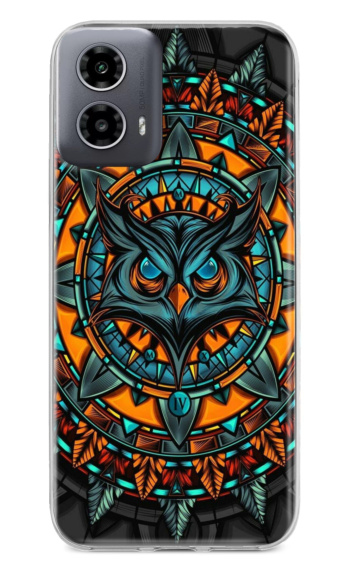 Angry Owl Art Case for Moto G34 5G