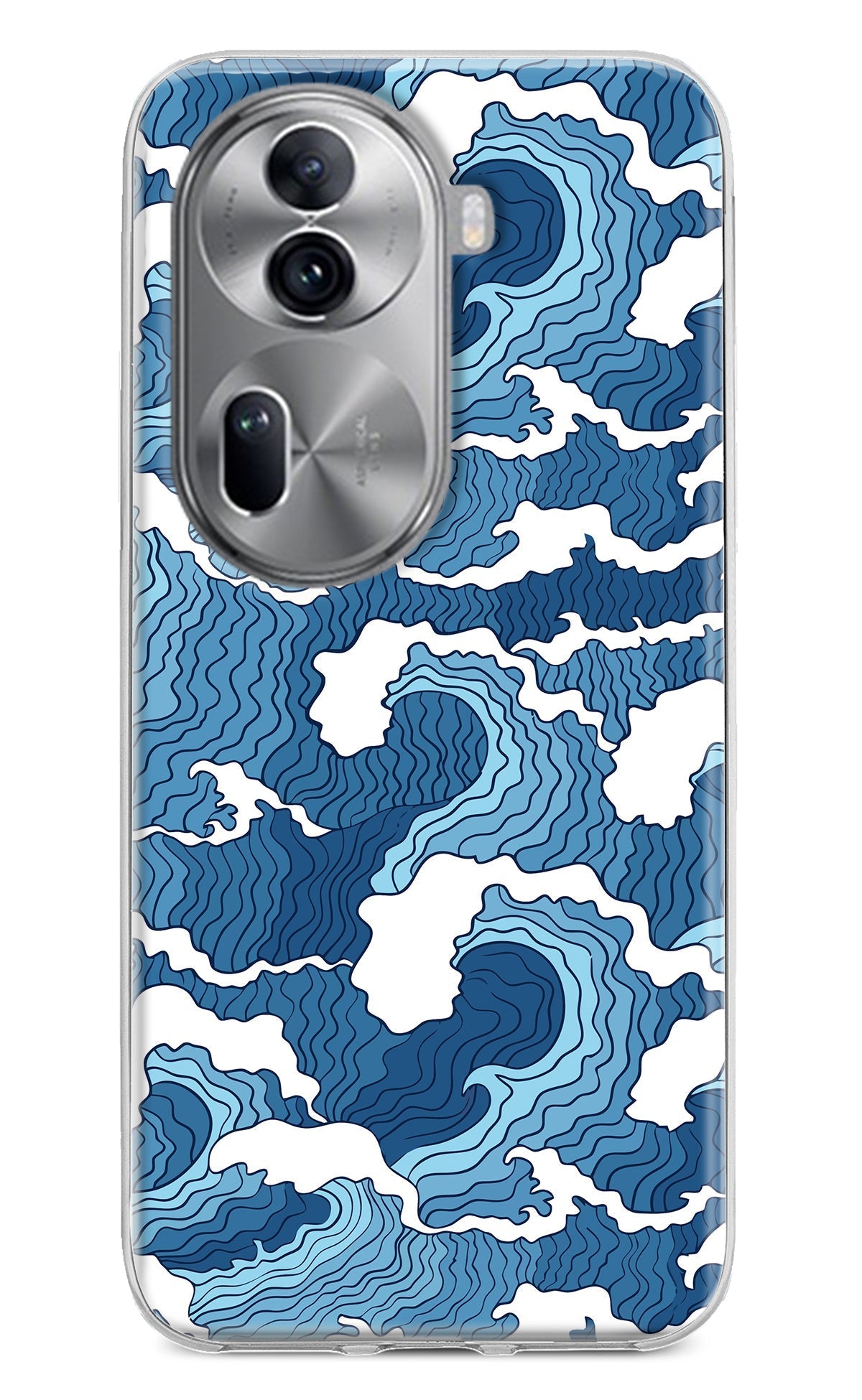 Blue Waves Case for Oppo Reno11 Pro 5G