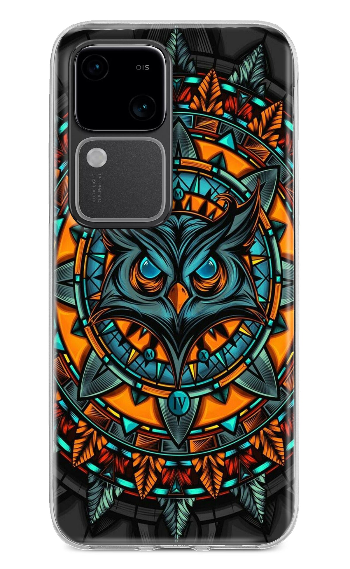 Angry Owl Art Case for Vivo V30 5G