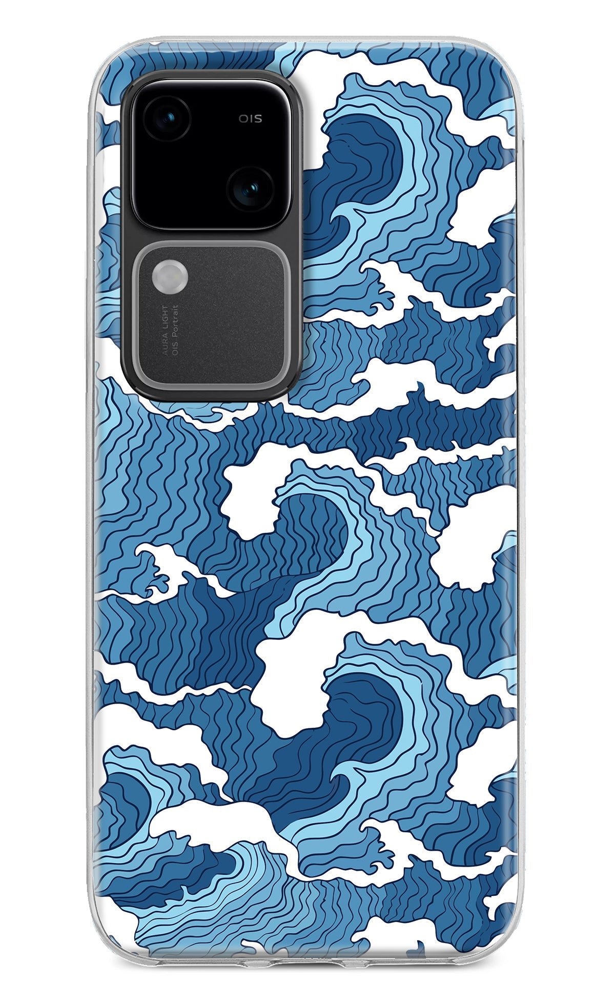 Blue Waves Case for Vivo V30 5G