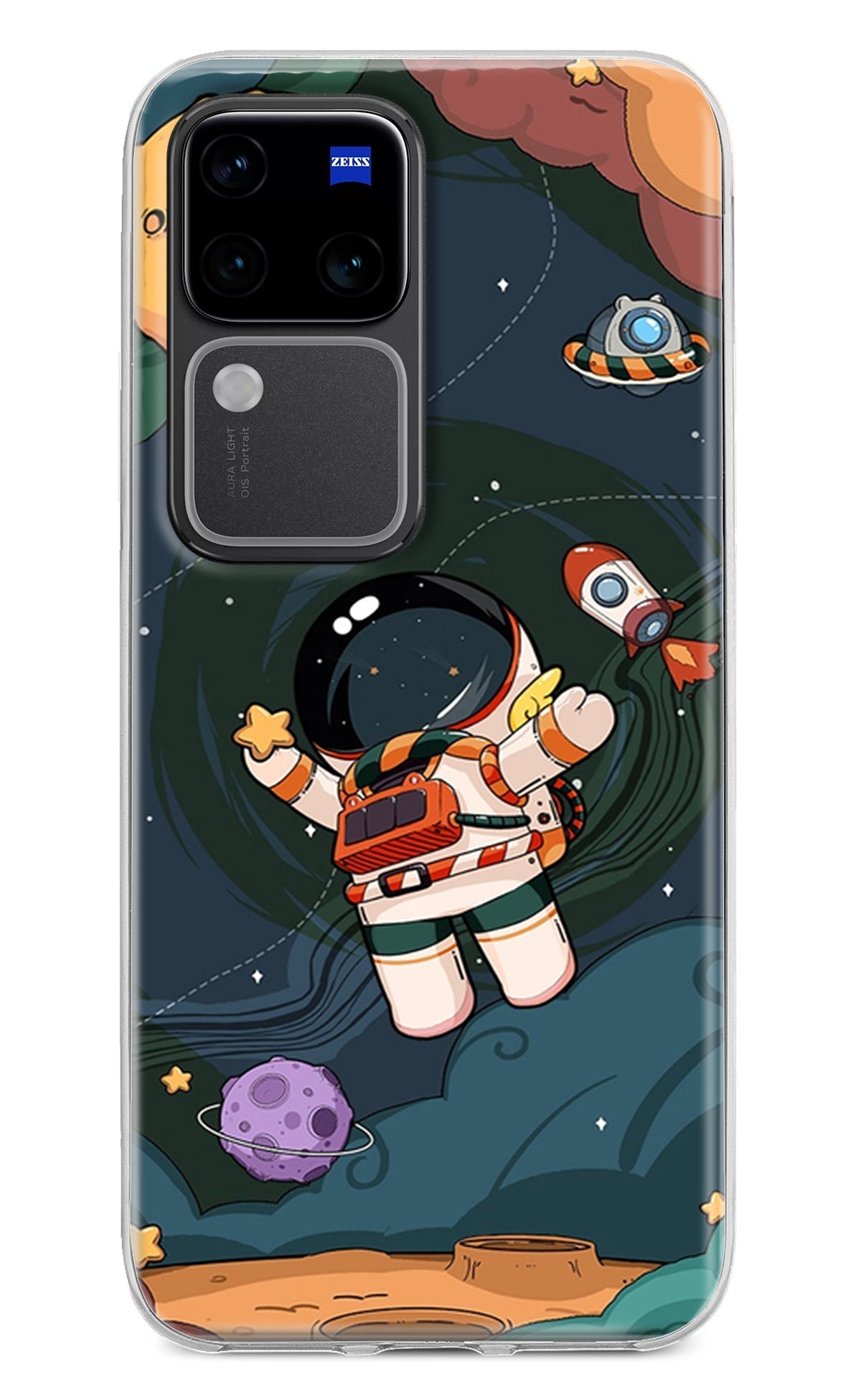 Cartoon Astronaut Case for Vivo V30 Pro 5G