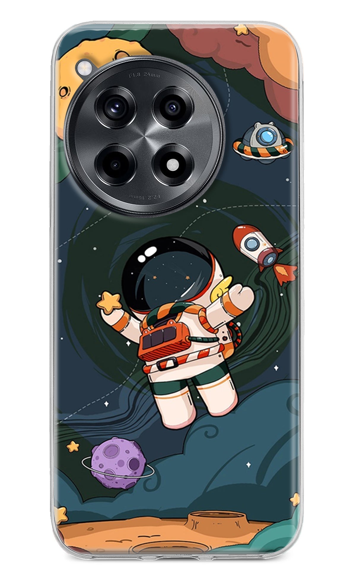 Cartoon Astronaut Case for OnePlus 12R