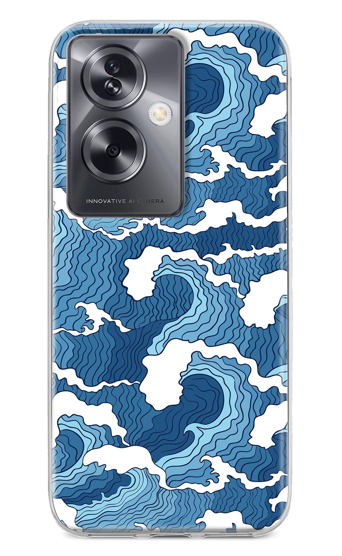 Blue Waves Case for Oppo A79 5G