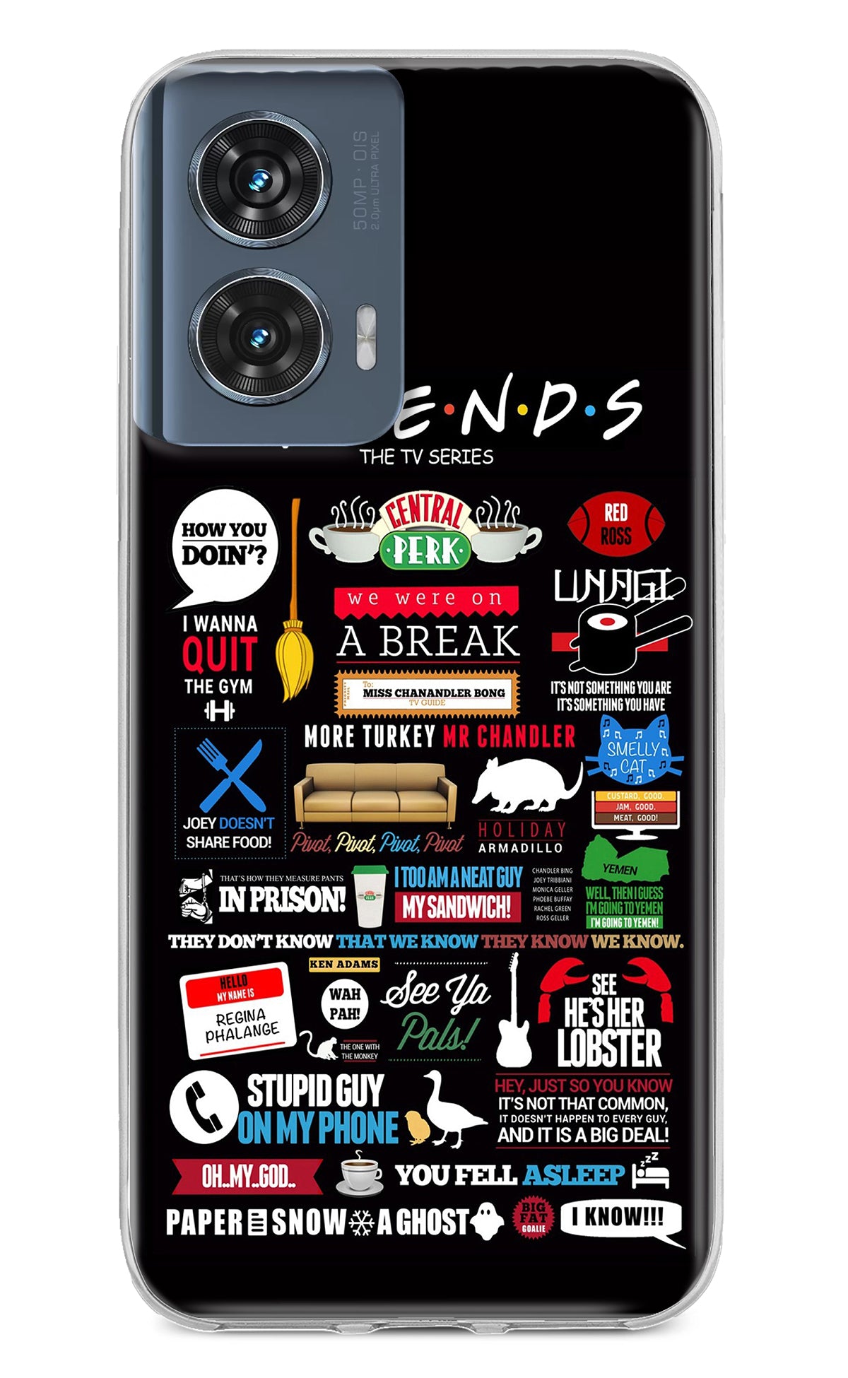 FRIENDS Case for Moto Edge 50 Fusion