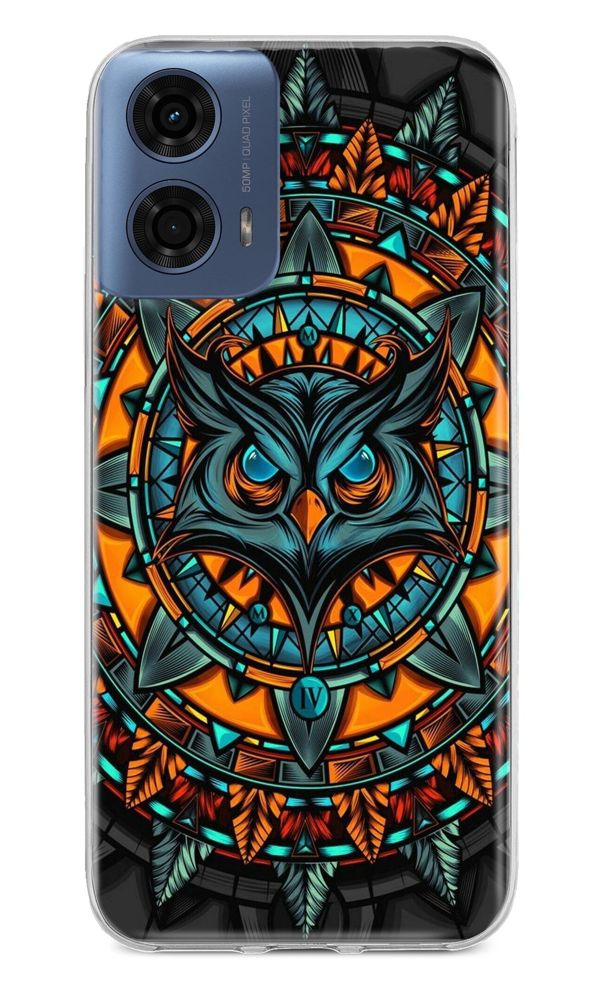 Angry Owl Art Case for Moto G24 Power