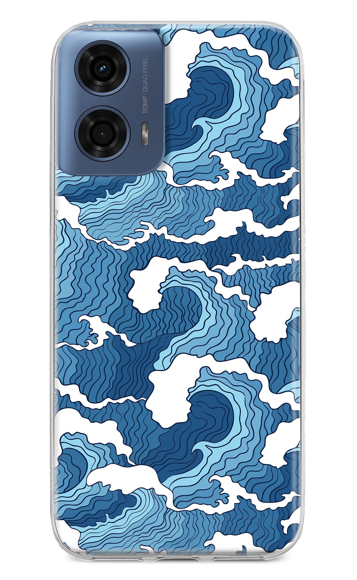 Blue Waves Case for Moto G24 Power