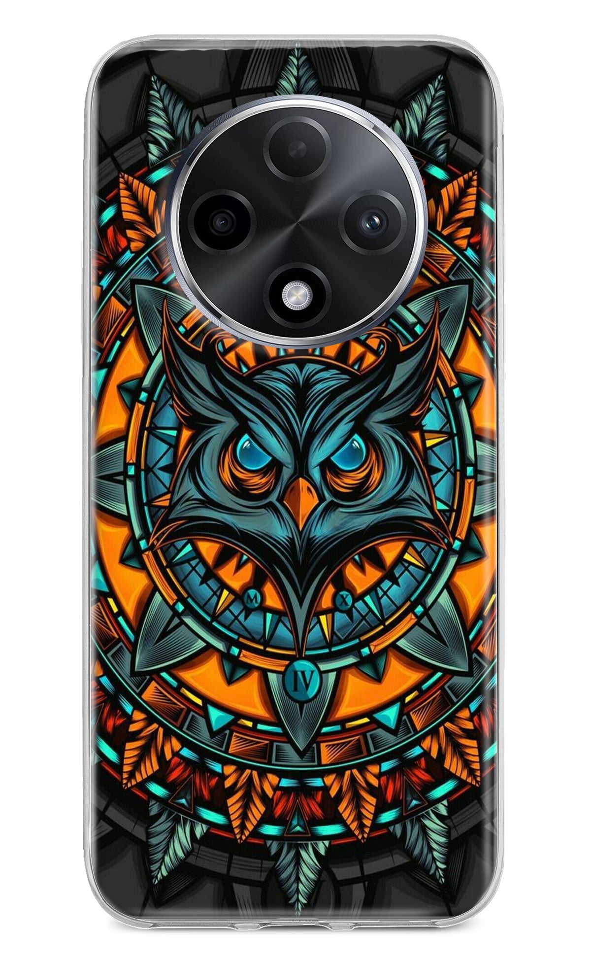 Angry Owl Art Case for Oppo F27 Pro Plus