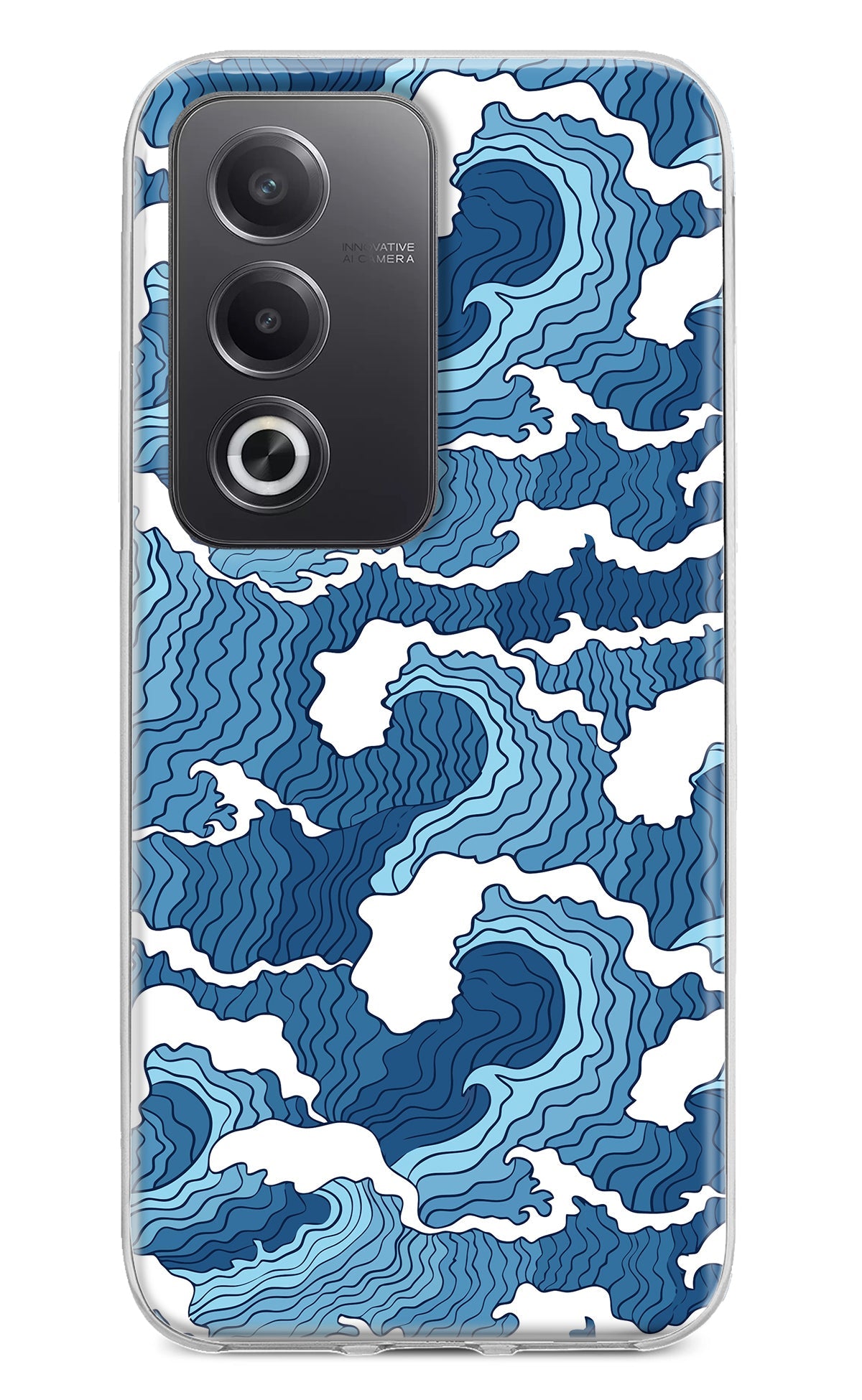 Blue Waves Case for Oppo A3 Pro 5G