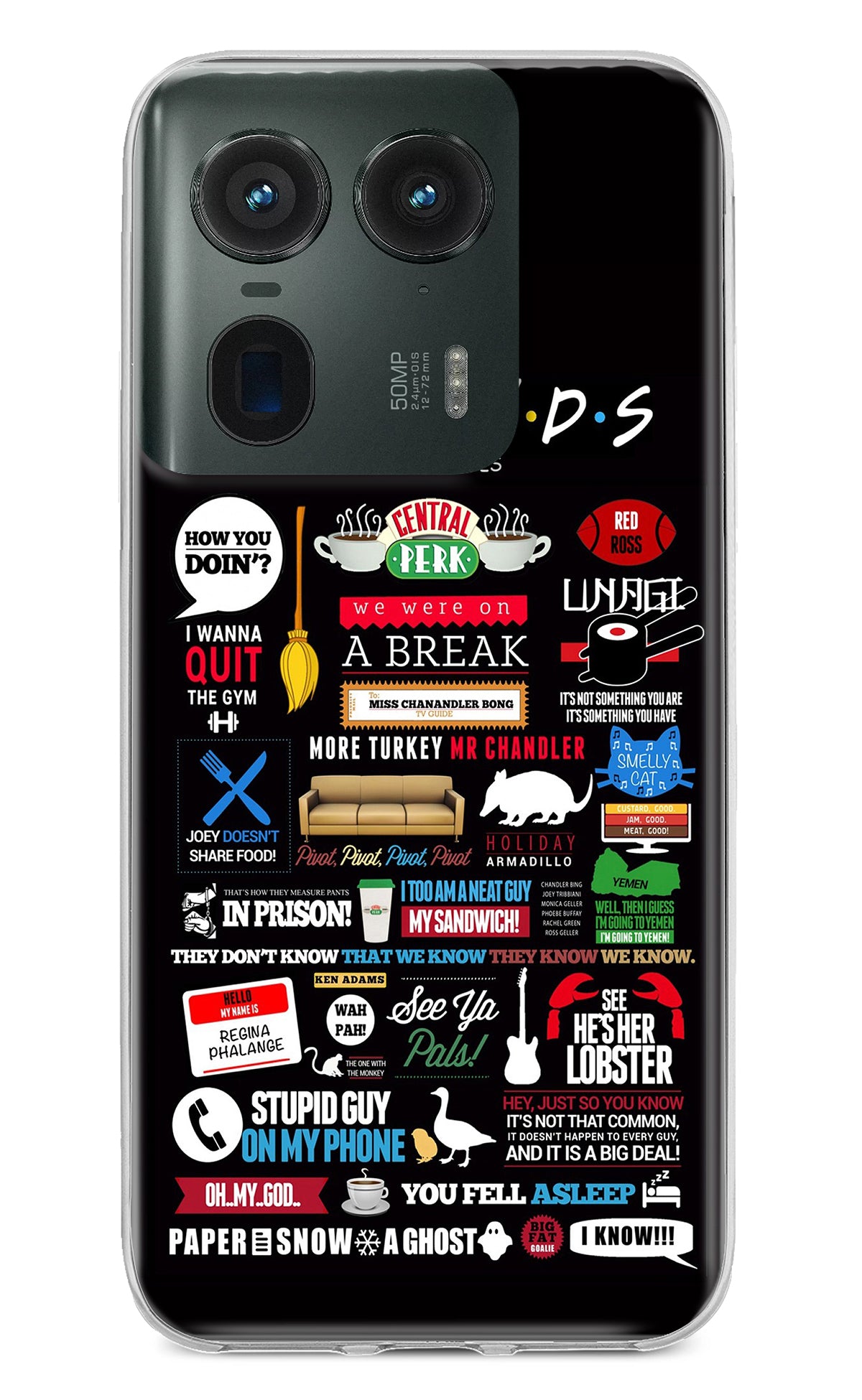 FRIENDS Case for Moto Edge 50 Ultra 5G