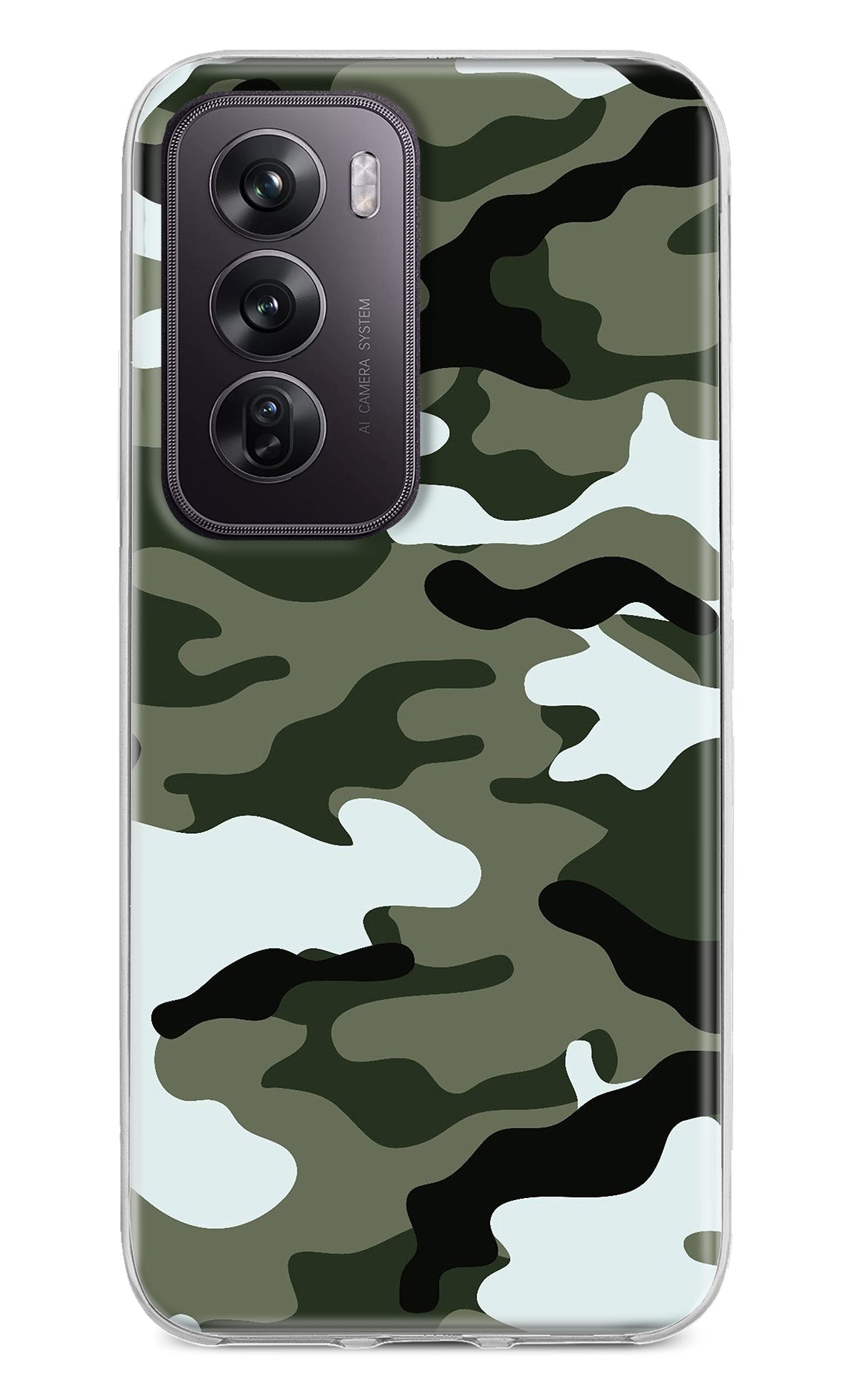 Camouflage Case for Oppo Reno12 Pro 5G