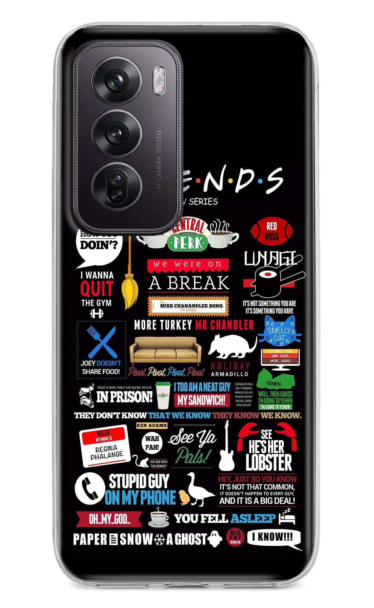 FRIENDS Case for Oppo Reno12 Pro 5G