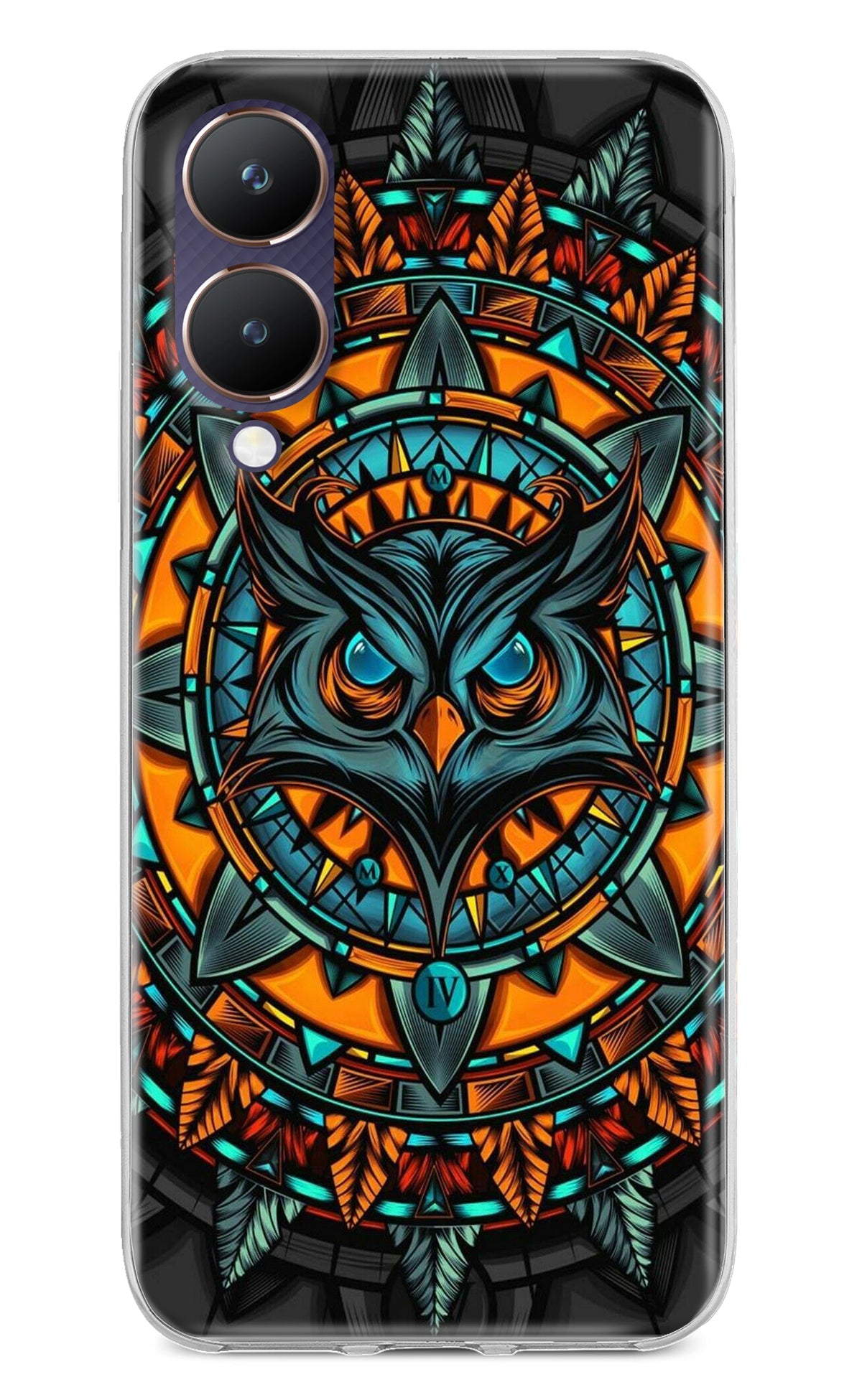 Angry Owl Art Case for Vivo Y28 5G