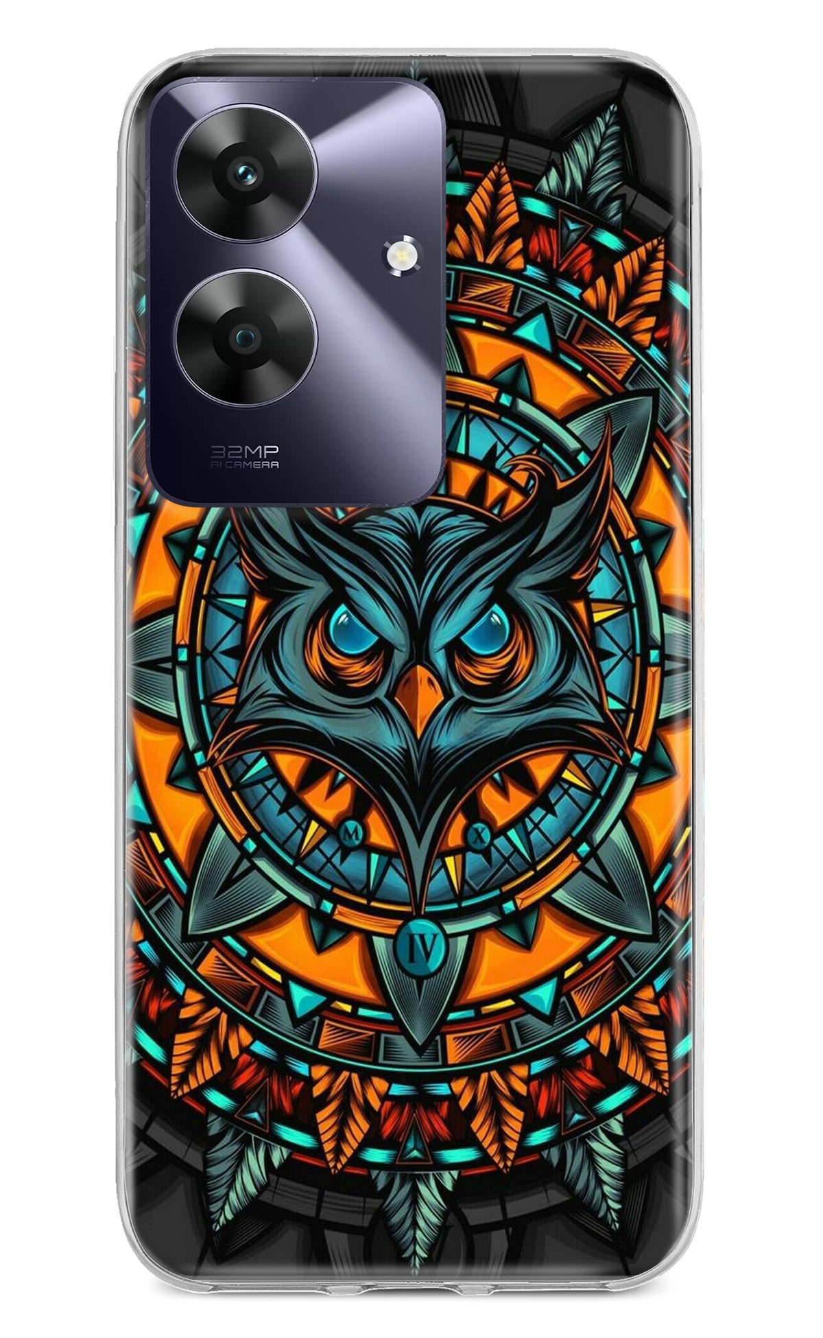 Angry Owl Art Case for Redmi 13 5G