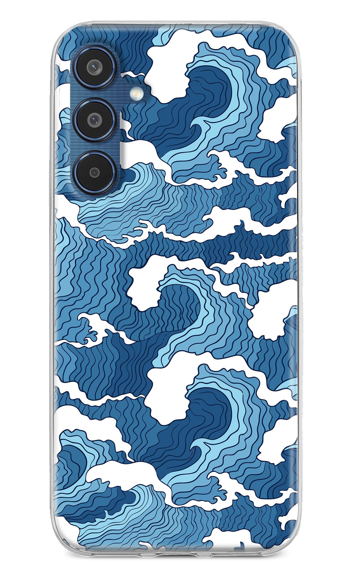 Blue Waves Case for Samsung M35 5G