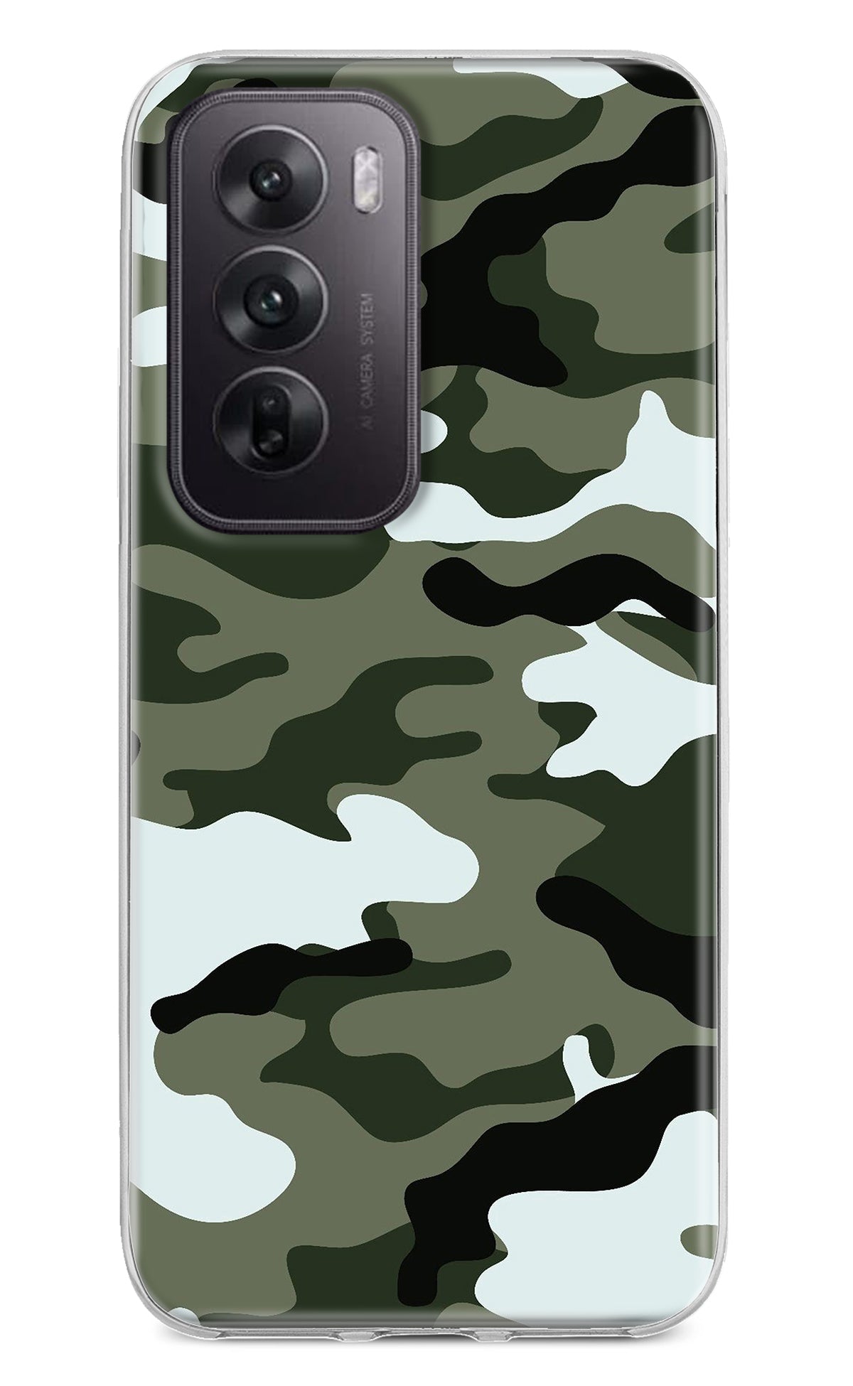 Camouflage Case for Oppo Reno12 5G