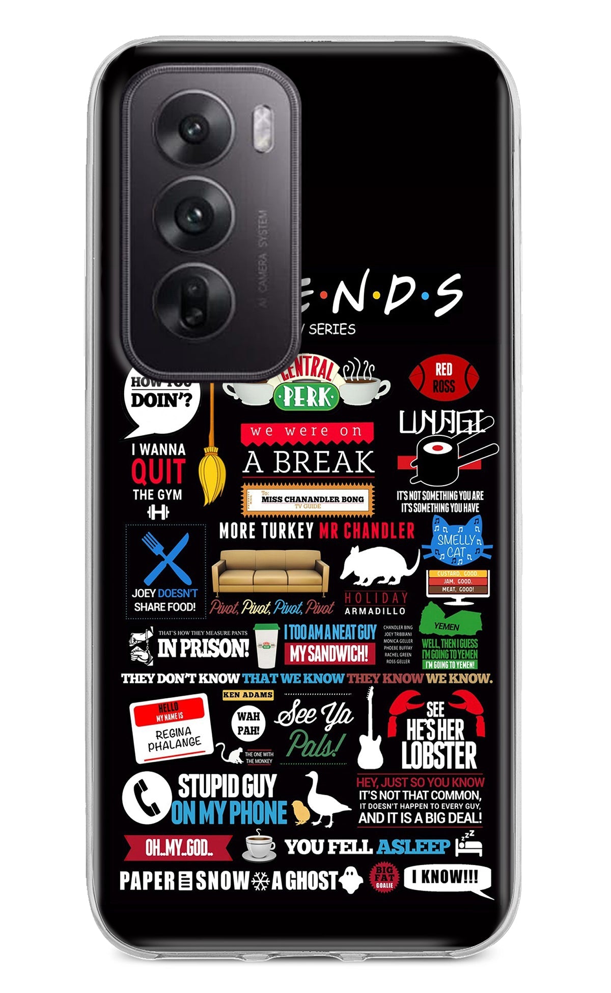 FRIENDS Case for Oppo Reno12 5G