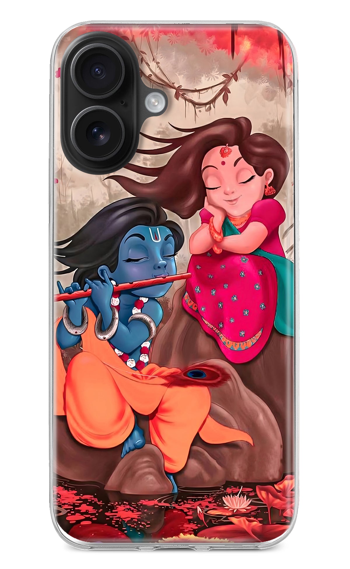 Radhe Krishna Case for iPhone 16