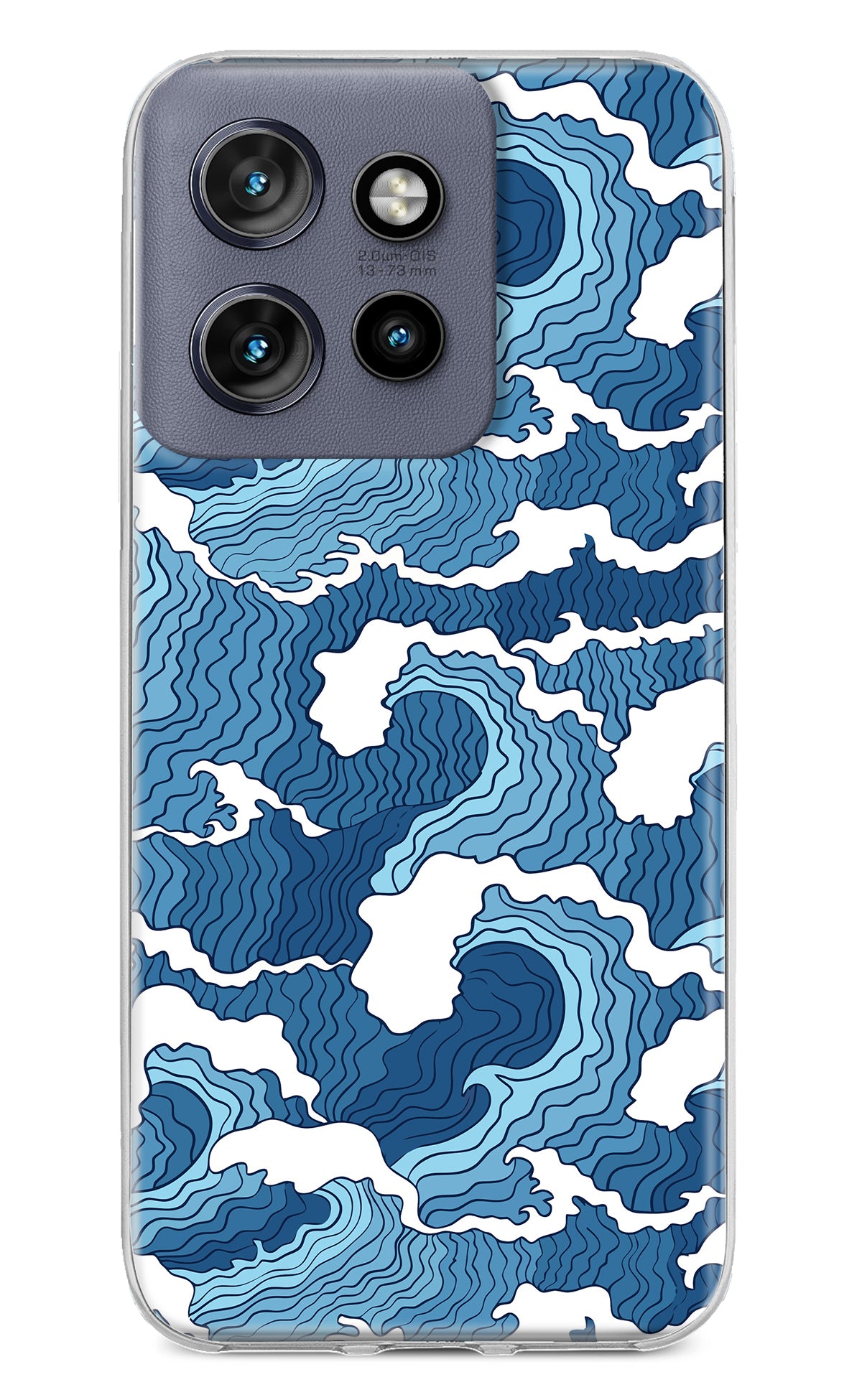 Blue Waves Case for Moto Edge 50 Neo